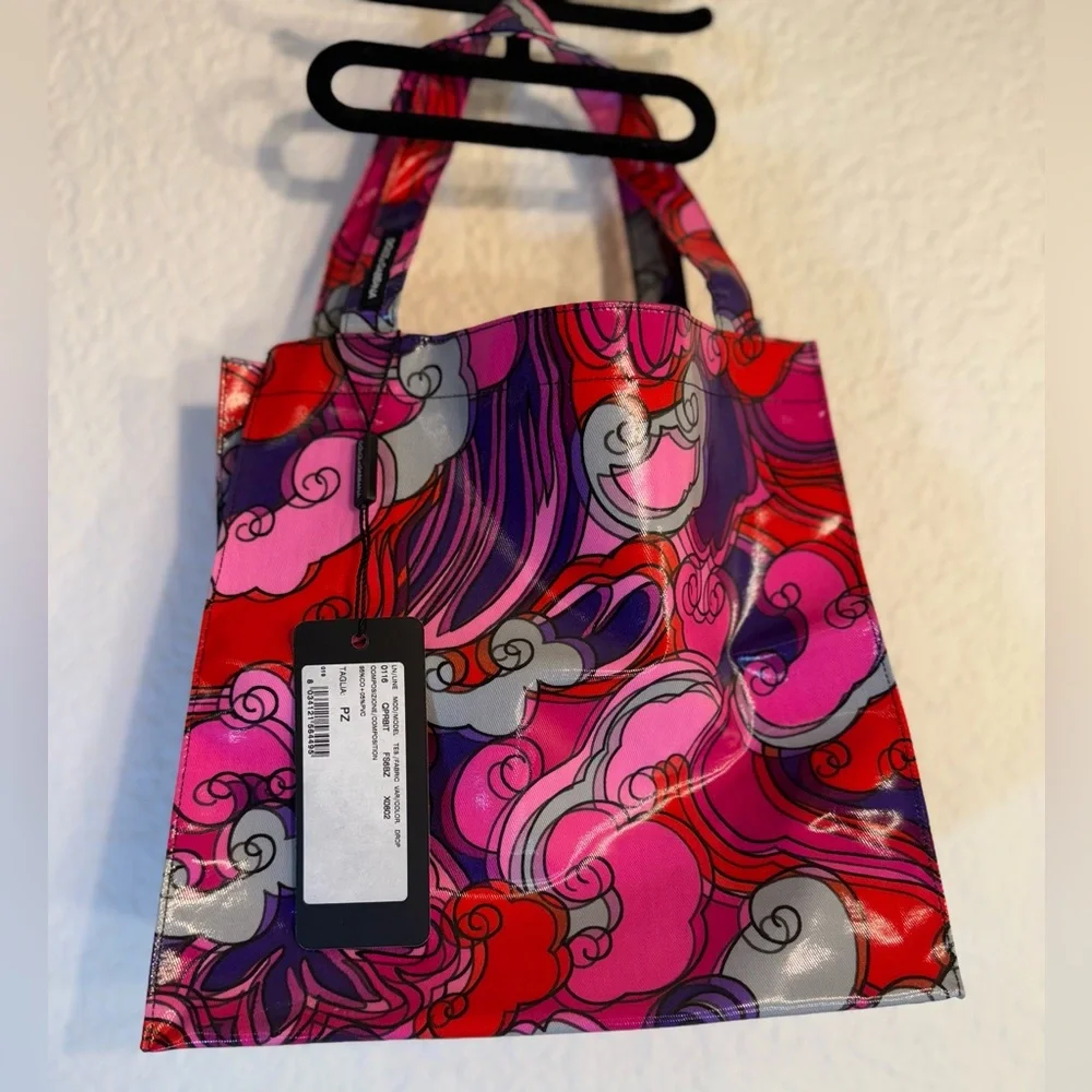 Dolce‎ & Gabbana Small Shopping Tote NWT. 3D Psychedelic Clouds 2022 - Picture 6 of 15